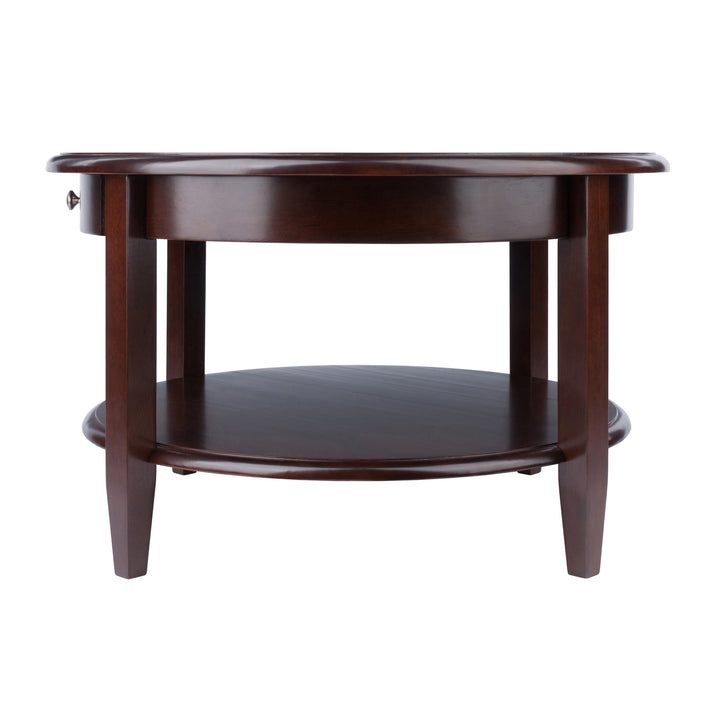 Concord Round Coffee Table, Walnut