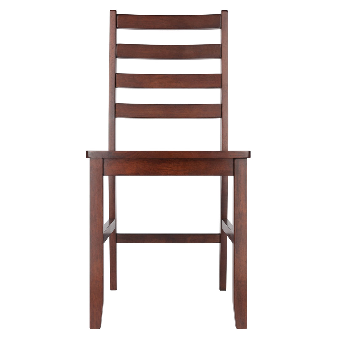 Hamilton 2-Pc Ladder-back Chair Set, Walnut