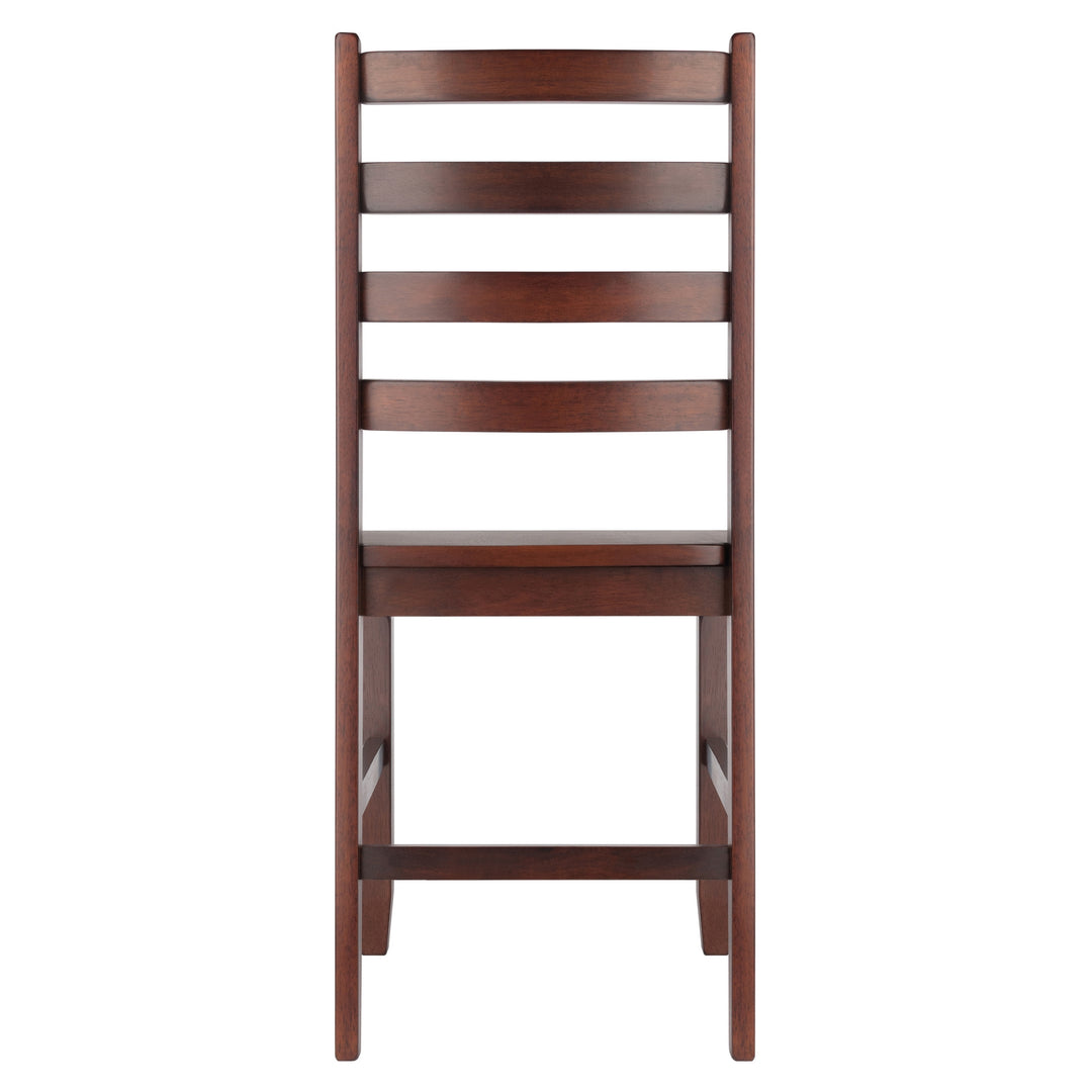 Hamilton 2-Pc Ladder-back Chair Set, Walnut