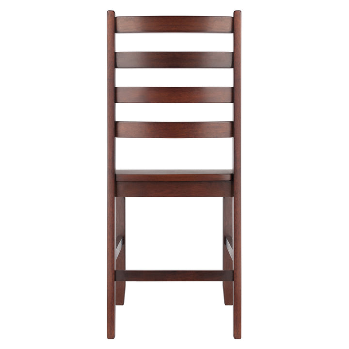 Hamilton 2-Pc Ladder-back Chair Set, Walnut