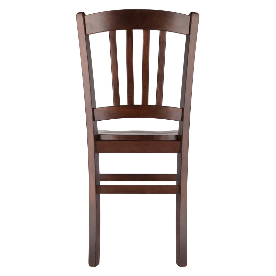 Madison 2-Pc Slat-back Chair Set, Walnut