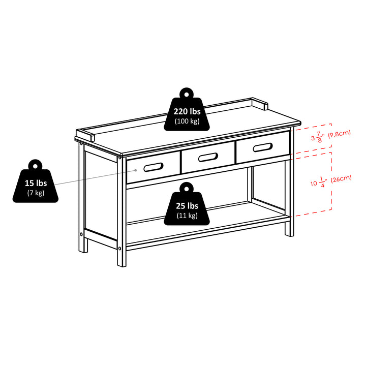 Adriana 2-Pc Storage Bench with Seat Cushion, Walnut and Espresso