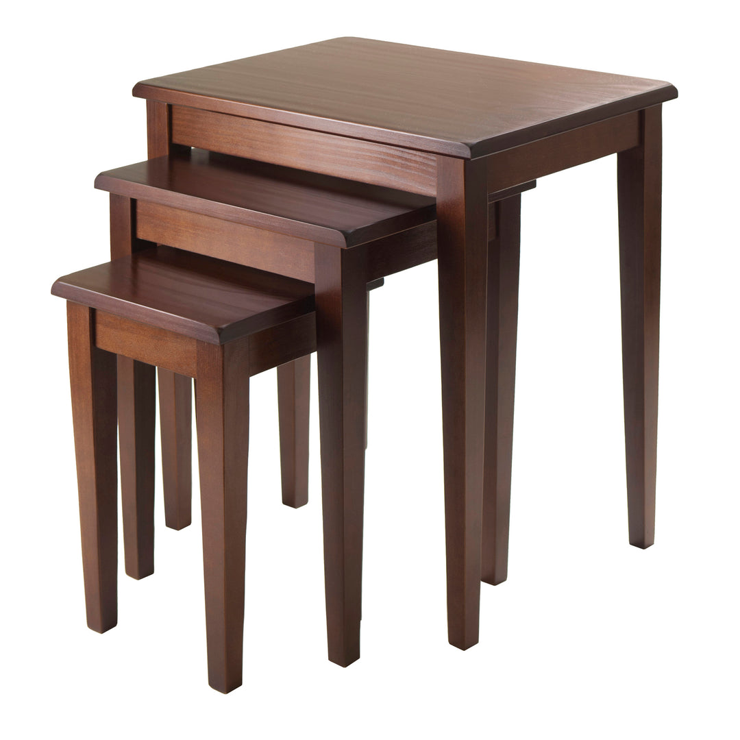 Regalia 3-Pc Nesting Table Set, Walnut 