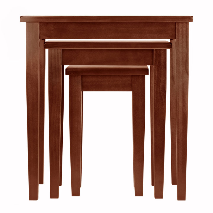 Regalia 3-Pc Nesting Table Set, Walnut