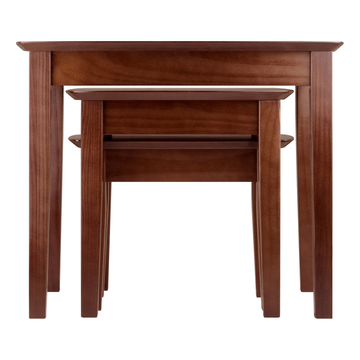 Bradley 3-Pc Nesting Table Set, Walnut