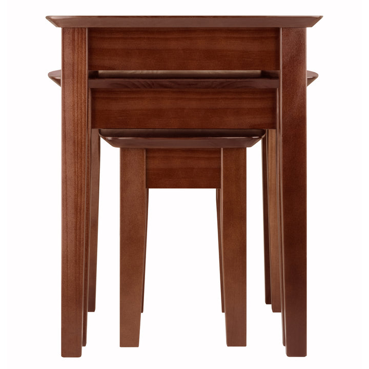 Bradley 3-Pc Nesting Table Set, Walnut