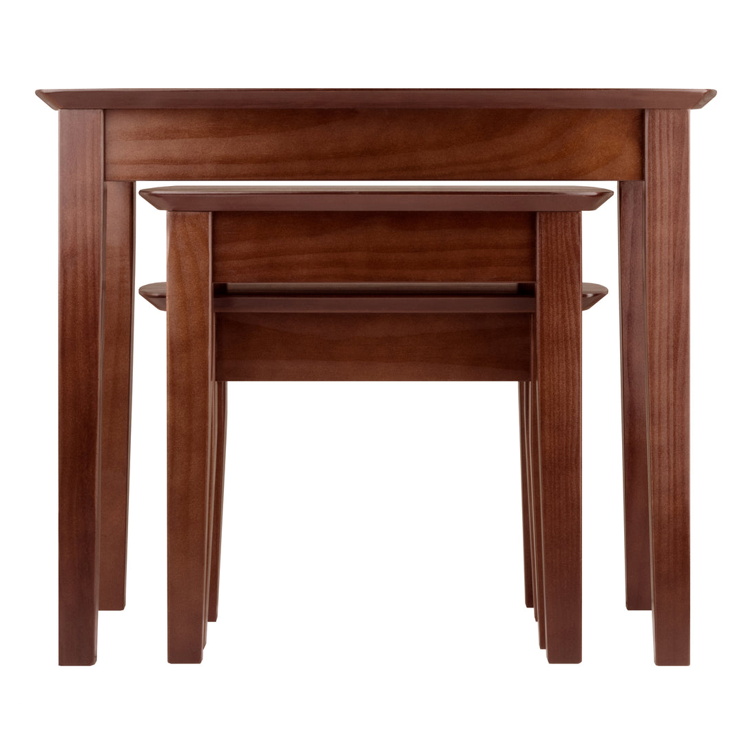 Bradley 3-Pc Nesting Table Set, Walnut