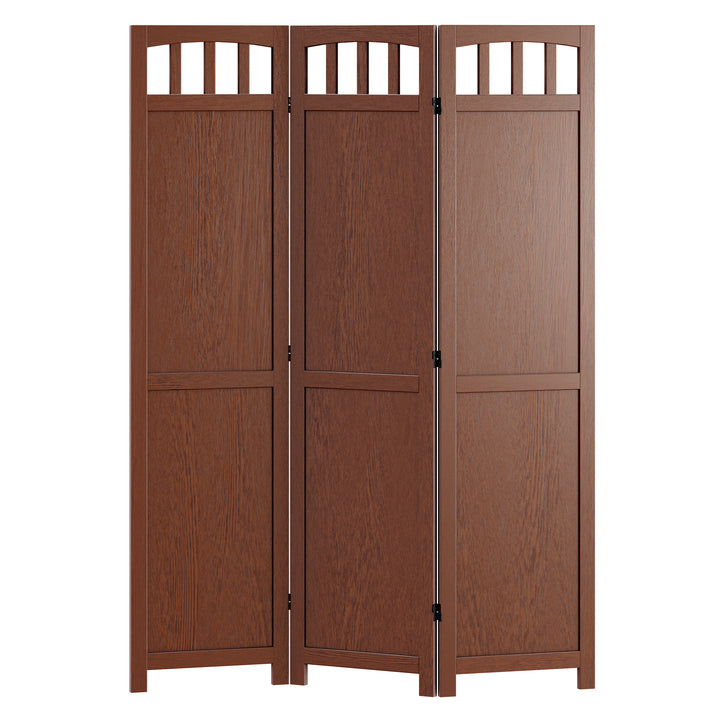 William Folding Screen Divider, Walnut