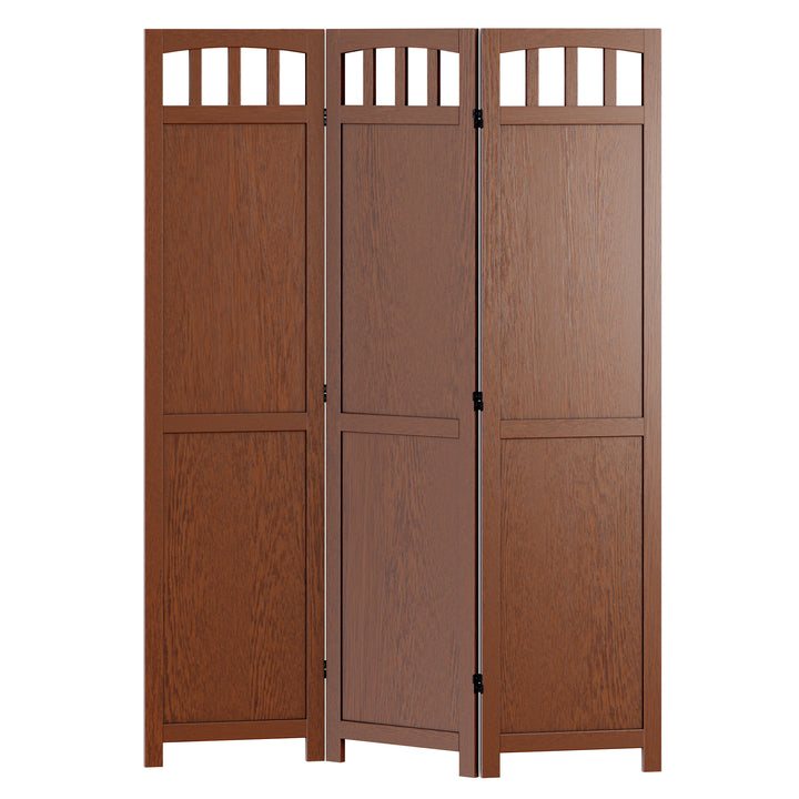 William Folding Screen Divider, Walnut