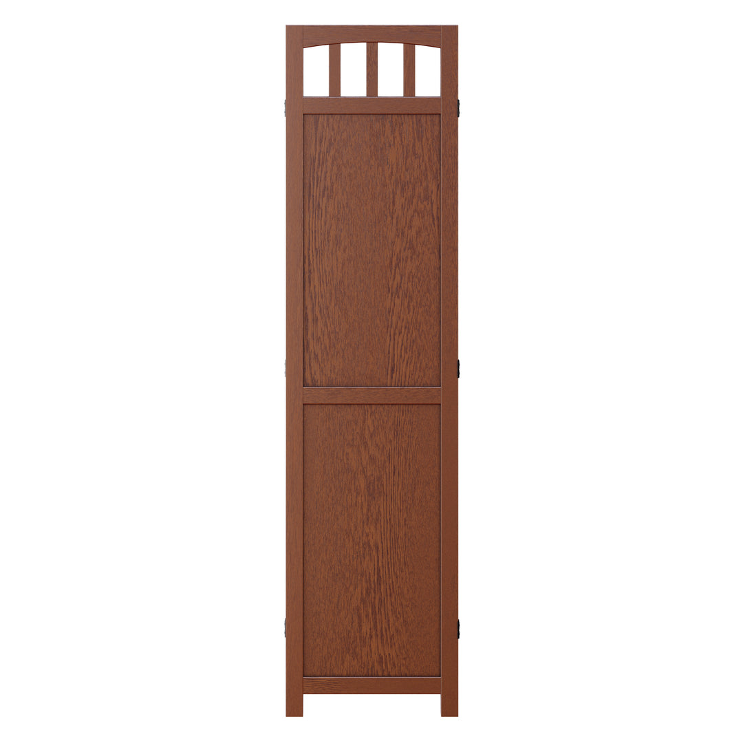 William Folding Screen Divider, Walnut