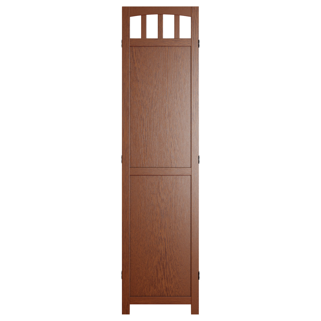 William Folding Screen Divider, Walnut