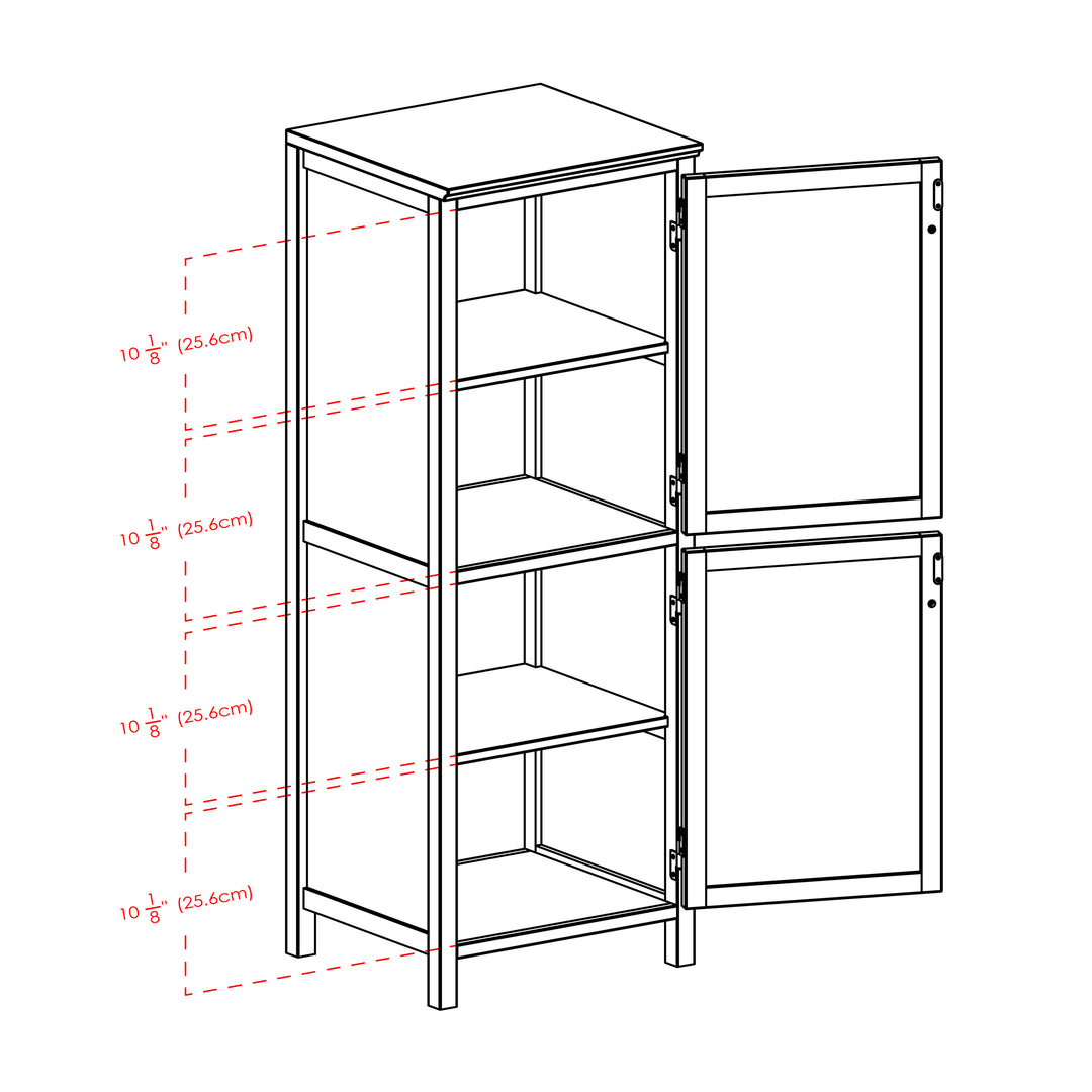 Brooke Jelly 2-Section Cupboard, Walnut