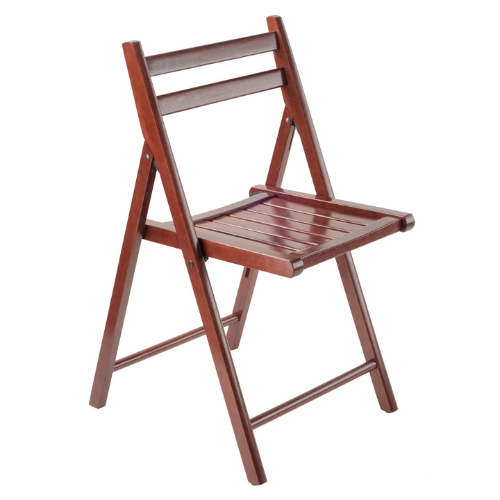 Robin 4-Pc Folding Chair Set, Walnut