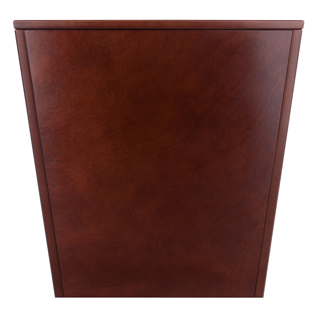 Mezo Storage Cube, Accent Table, Walnut