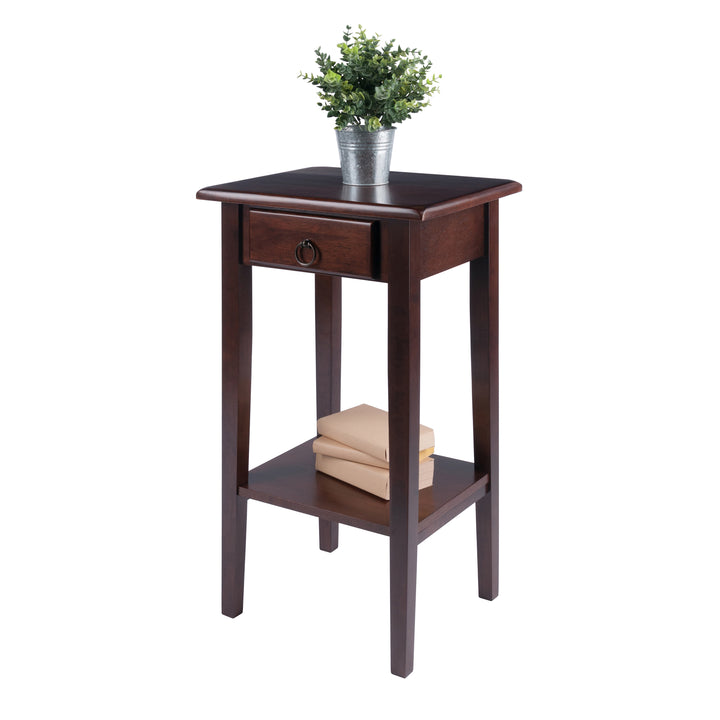 Regalia Accent, Side Table, Walnut