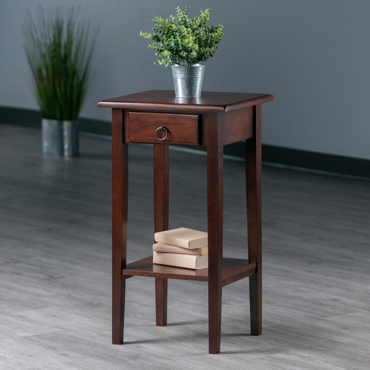 Regalia Accent, Side Table, Walnut