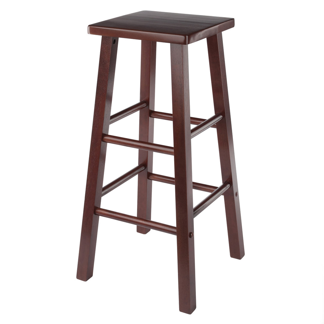 Carrick Bar Stool, Walnut Finish