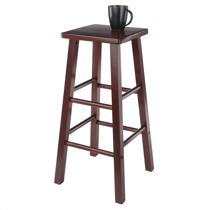 Carrick Bar Stool, Walnut Finish