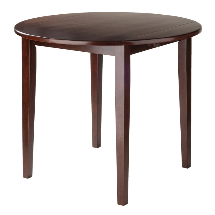 Clayton Round Drop Leaf Dining Table, Walnut