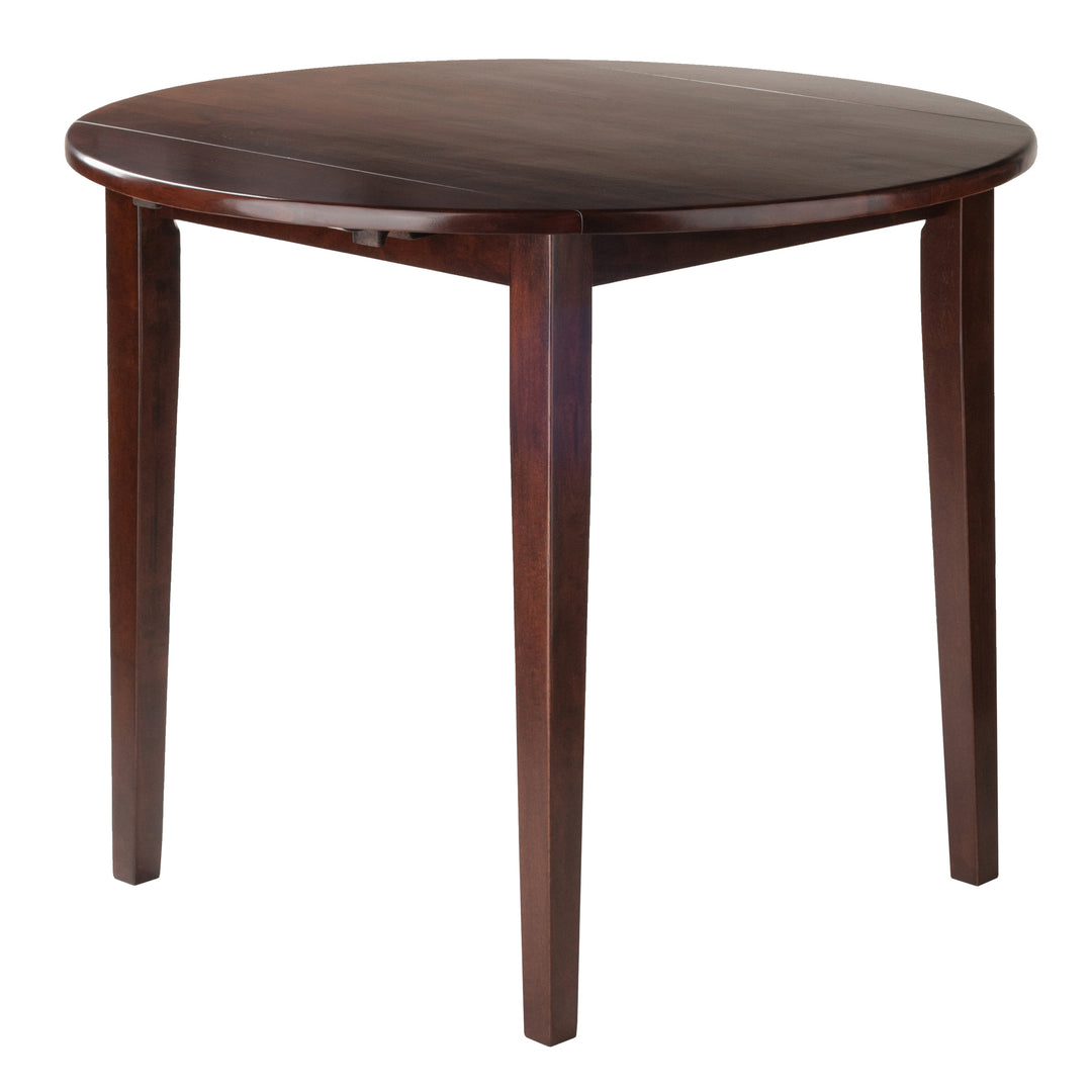 Clayton Round Drop Leaf Dining Table, Walnut