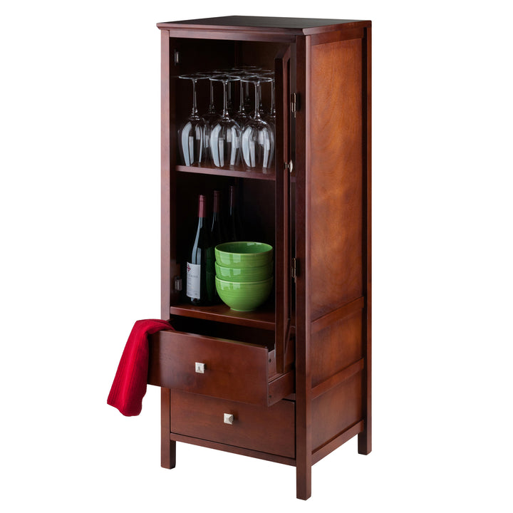 Brooke Jelly 2-Drawer Cupboard, Walnut