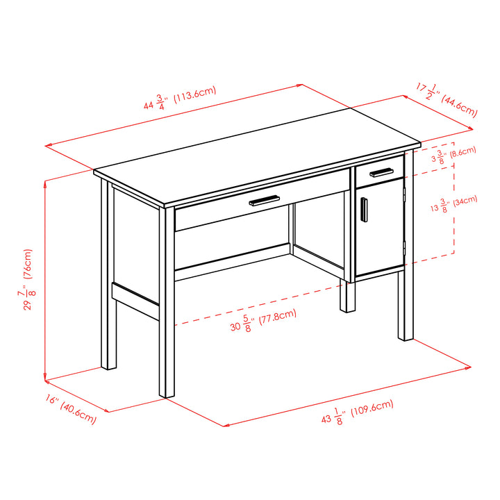 Emmett Writing Desk, Walnut