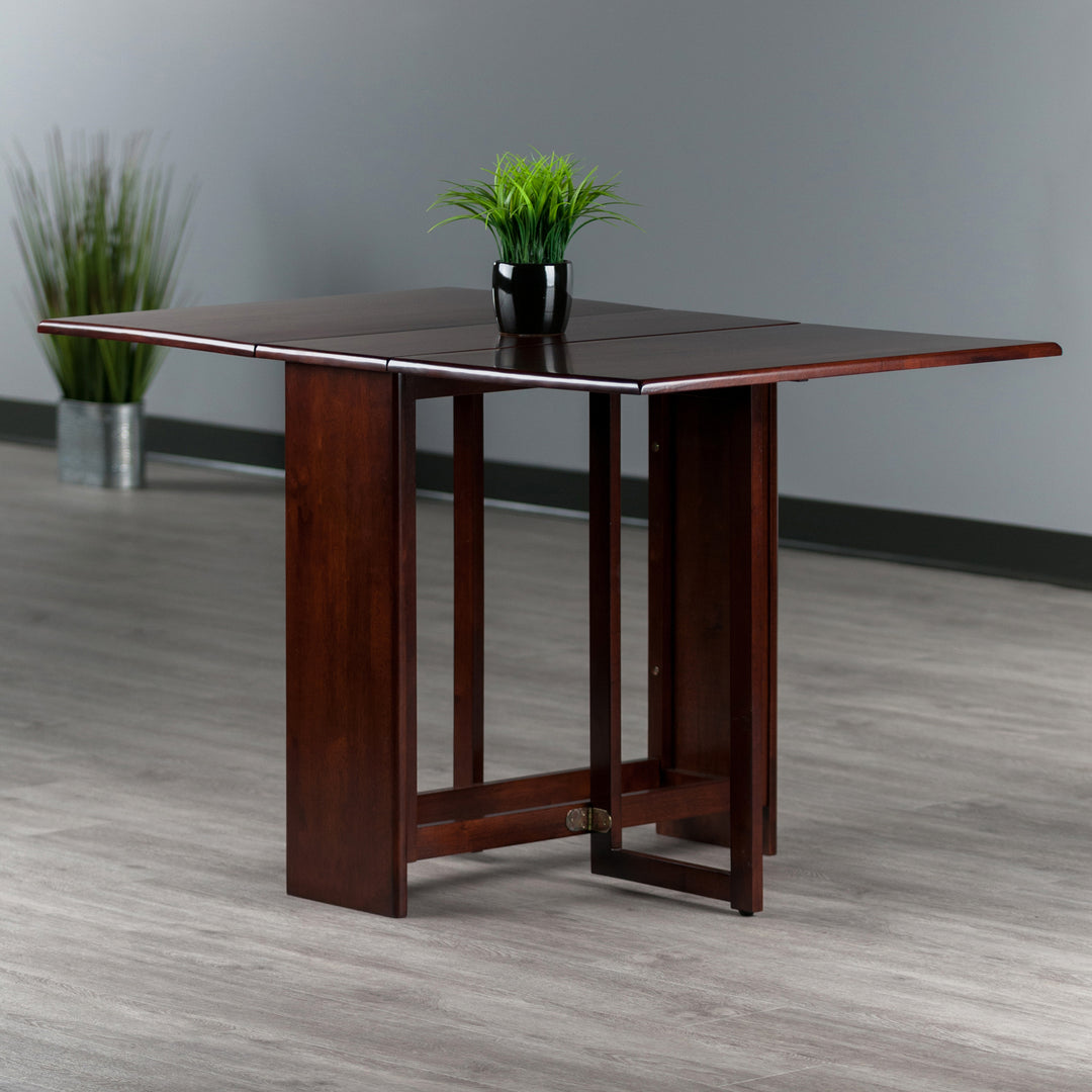 Clara Double Drop Leaf Dining Table, Walnut