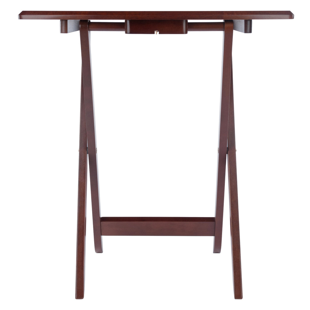 Darryl 5-Pc Snack Table Set, Oversize, Walnut