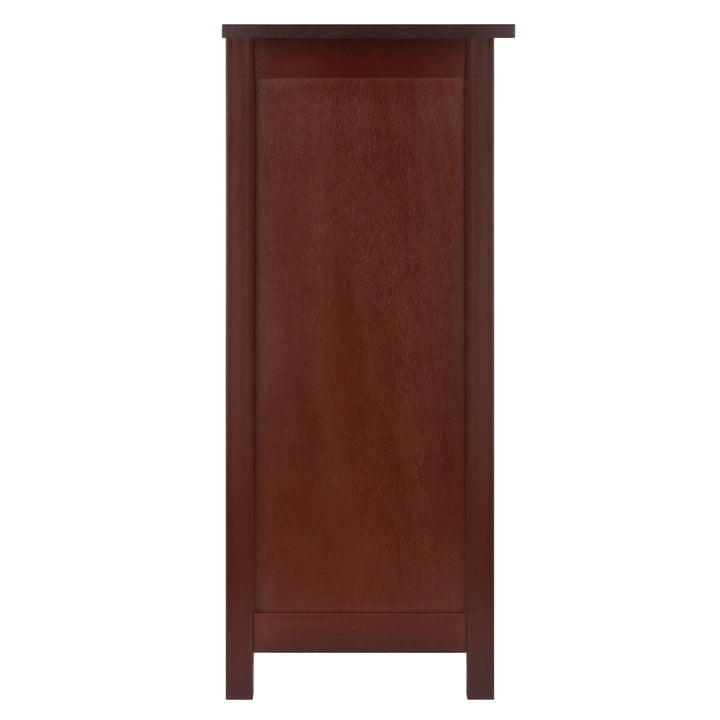 Milan Wide 2-Section Storage Shelf, Walnut