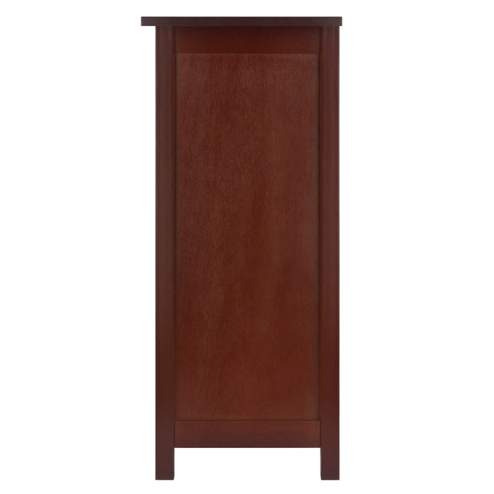 Milan Wide 2-Section Storage Shelf, Walnut