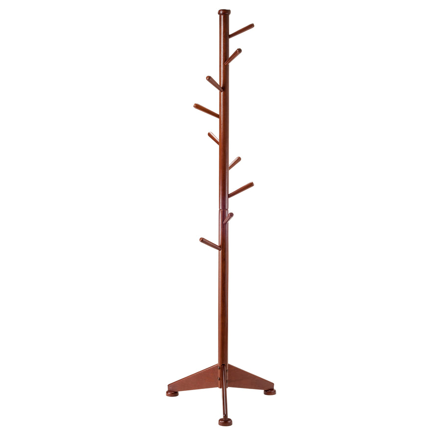 Lily Coat Tree, 9 Pegs, Walnut