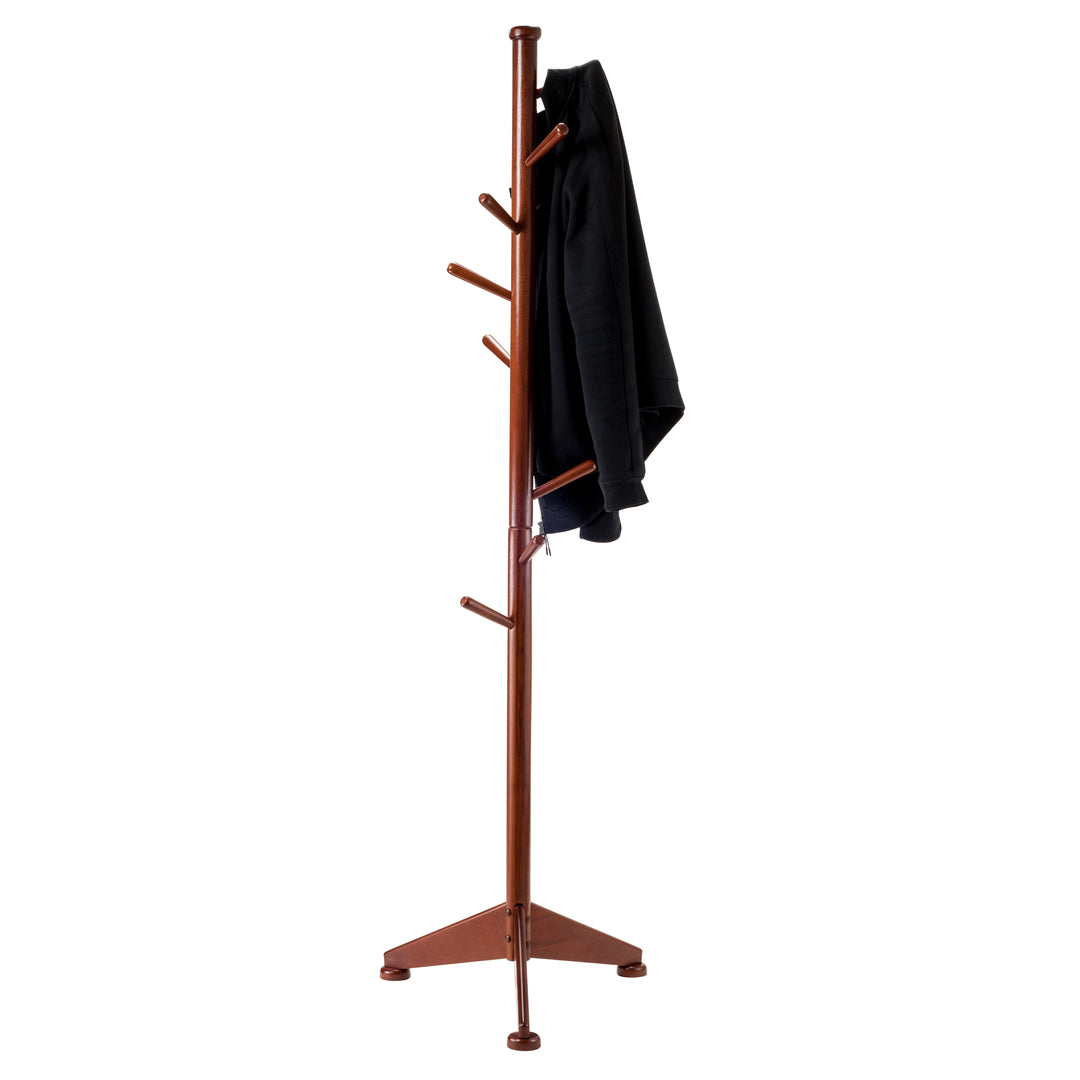 Lily Coat Tree, 9 Pegs, Walnut