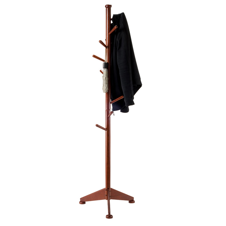 Lily Coat Tree, 9 Pegs, Walnut