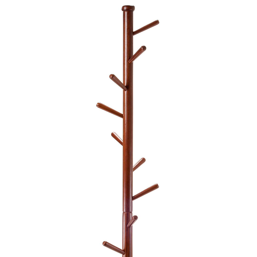 Lily Coat Tree, 9 Pegs, Walnut