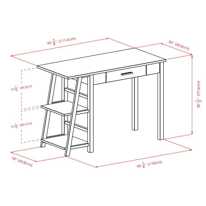 Aldric Writing Desk, Walnut