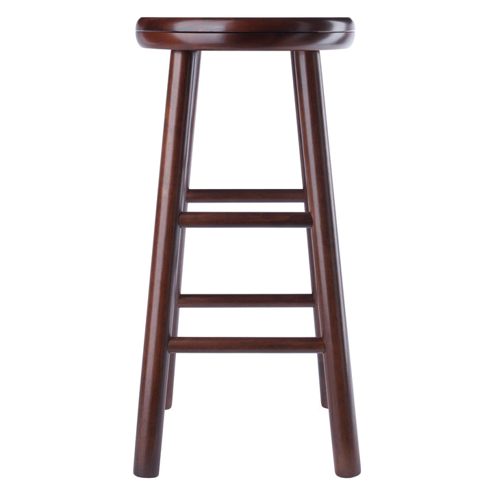 Shelby 2-Pc Swivel Seat Counter Stool Set, Walnut