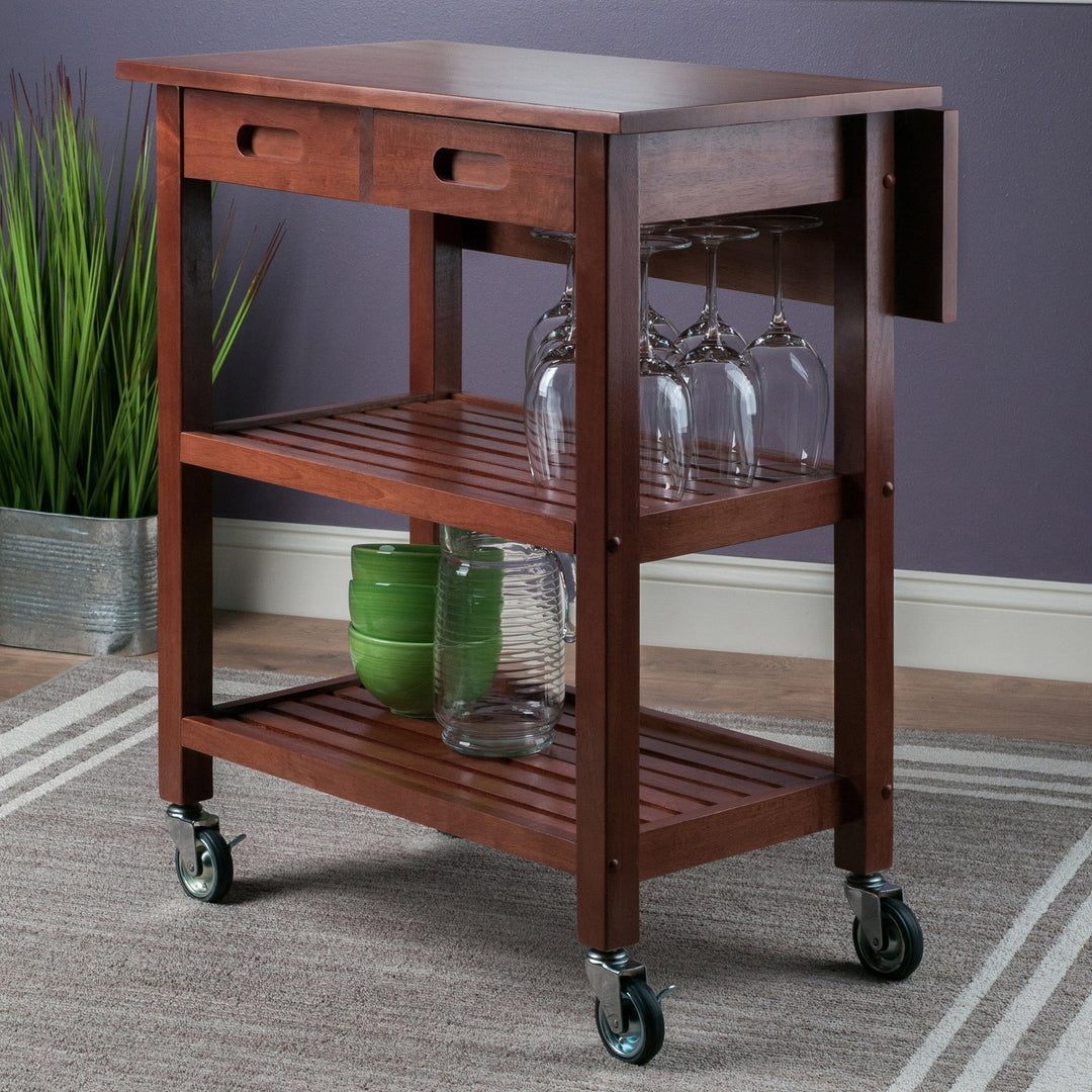 Jonathan Kitchen Cart, Walnut