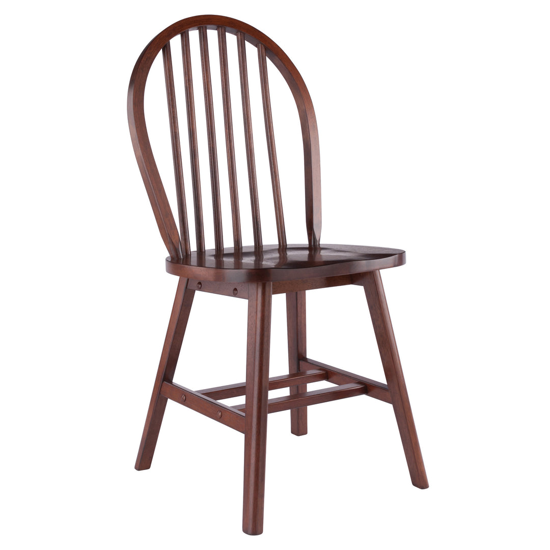 Windsor 2-Pc Chair Set, Walnut