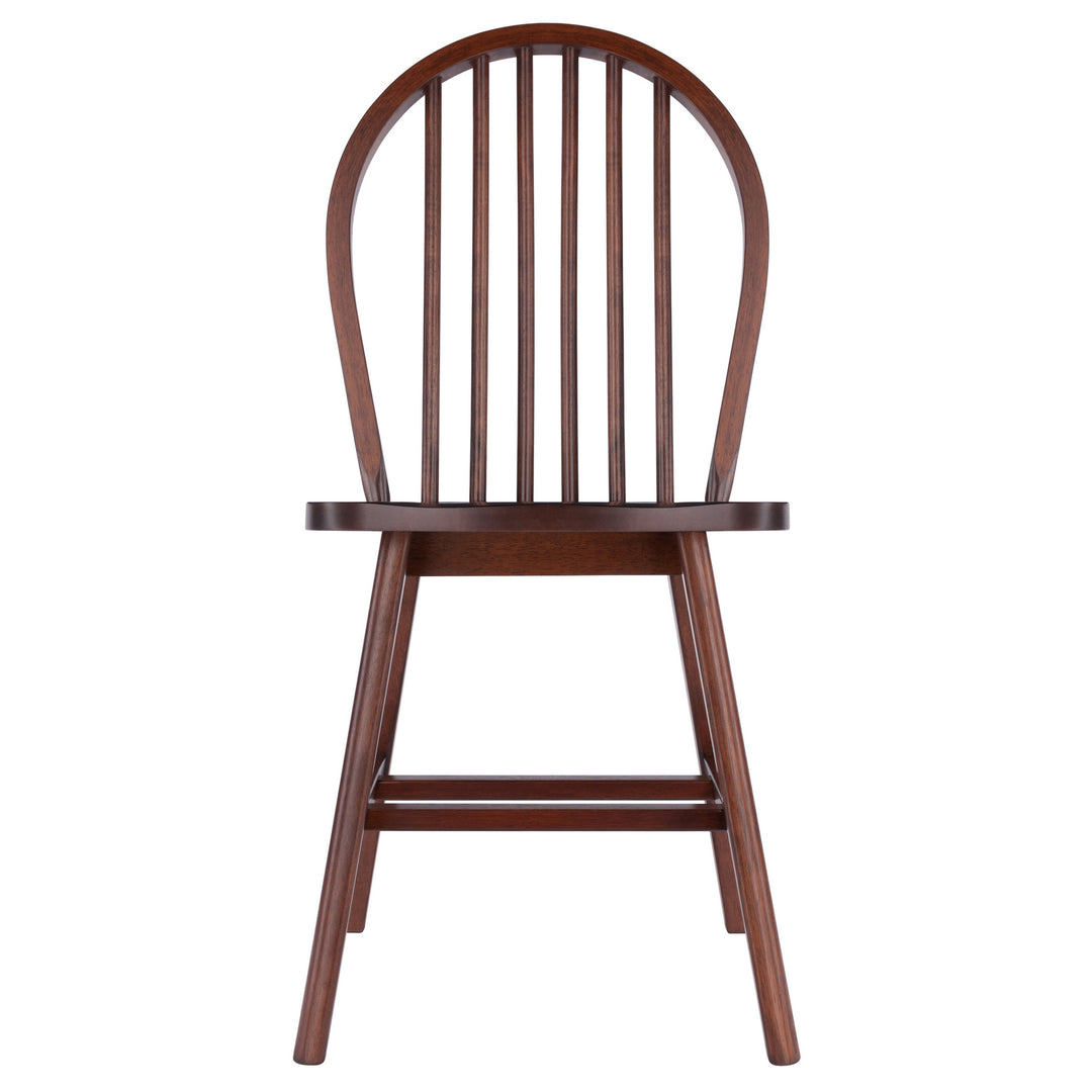 Windsor 2-Pc Chair Set, Walnut