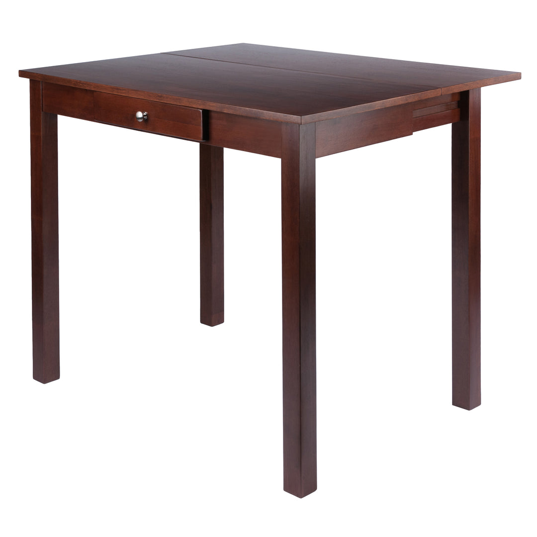 Perrone High Table with Drop Leaf, Walnut