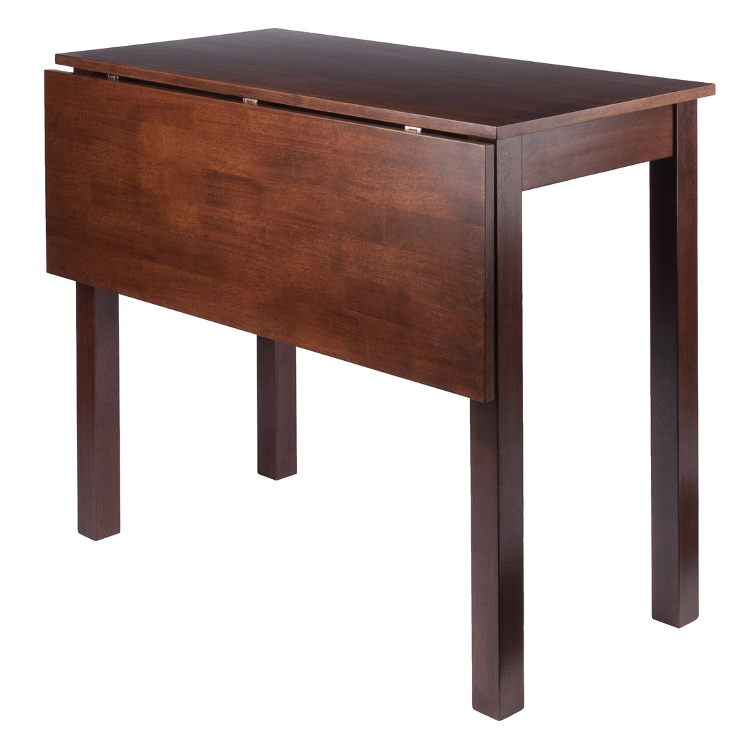 Perrone High Table with Drop Leaf, Walnut