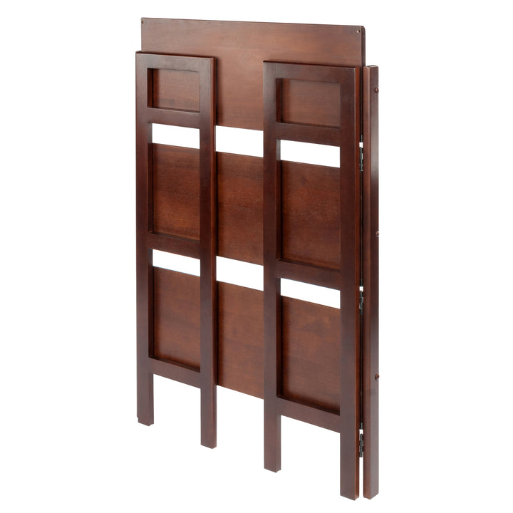 Terry Stackable 3-Tier Foldable Shelf, Walnut